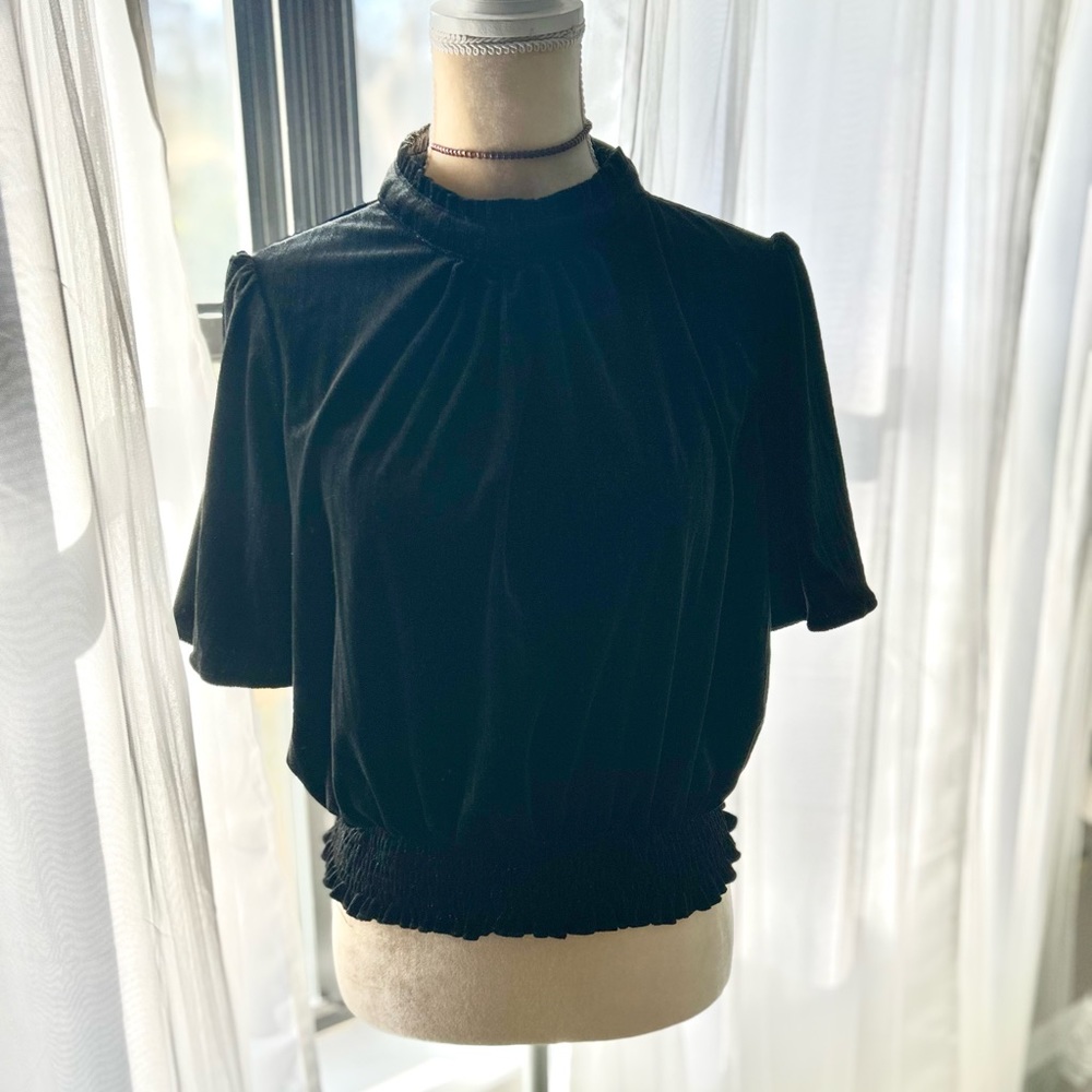 Women’s Velvet Blouse